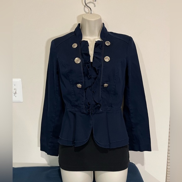 Dressbarn Ruffle & Button Blouse - Picture 4 of 6